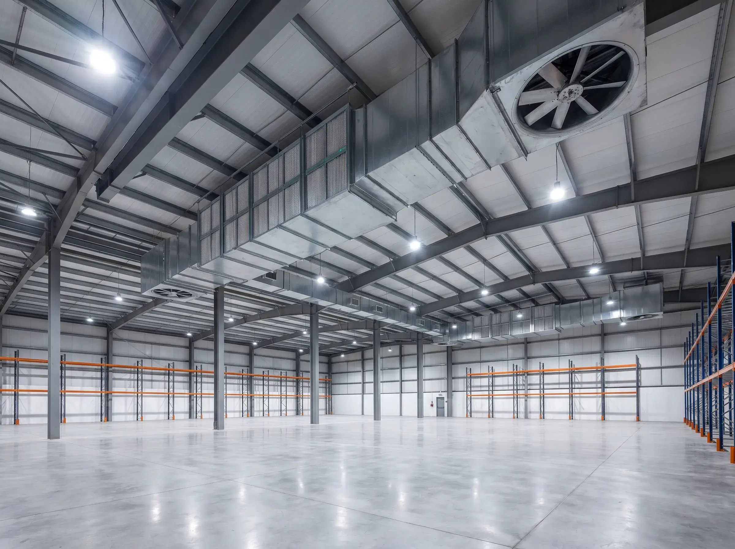 Industrial ventilation system in Al Quoz, Dubai
